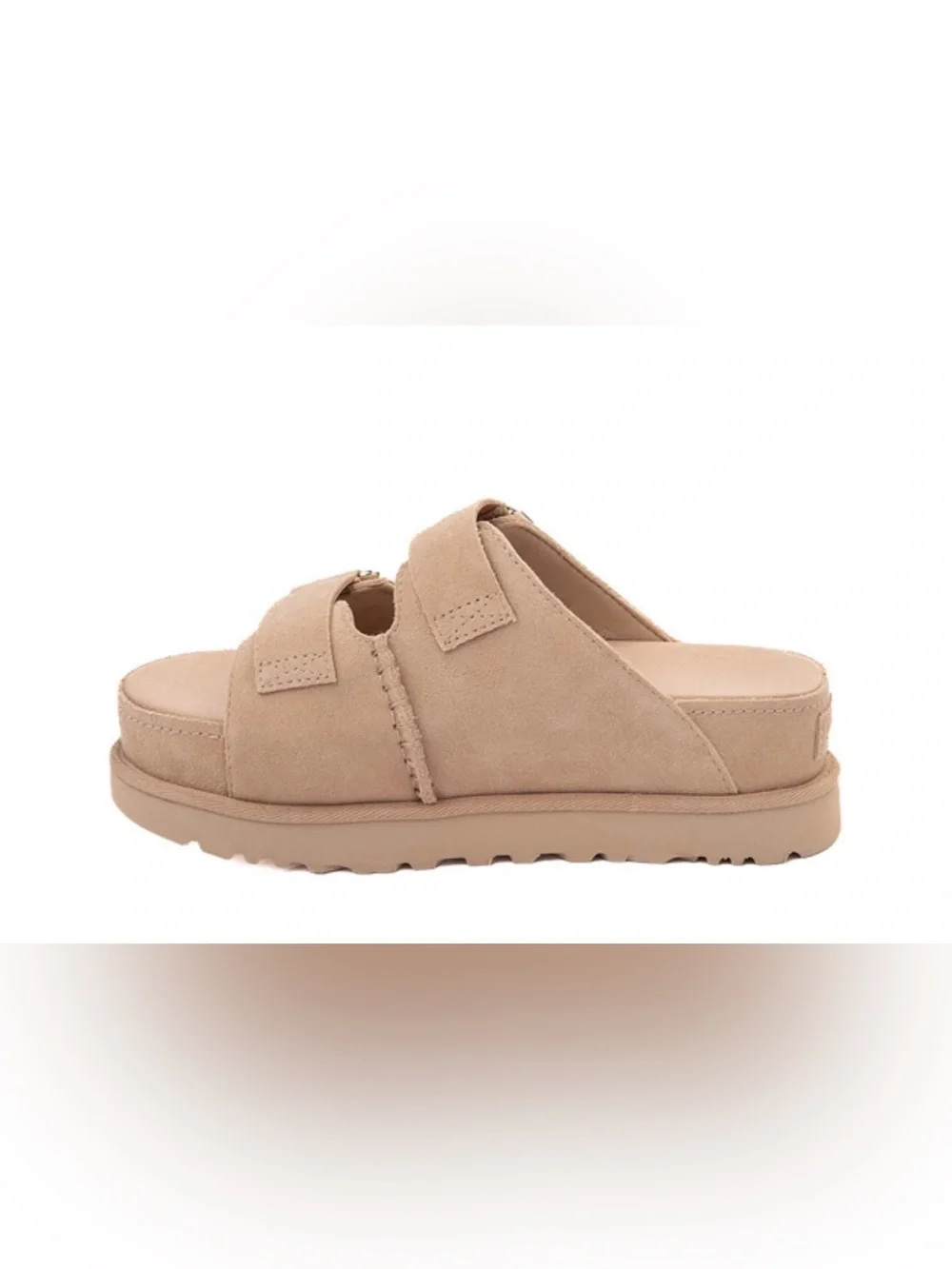 NWT Womens UGG® Goldenstar Hi Slide Sandal - Sand SIZE 10